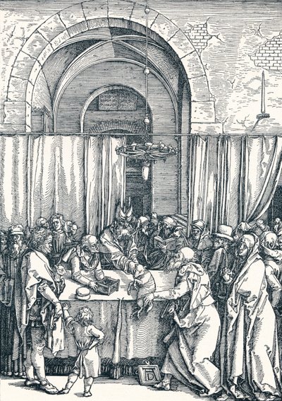 Joachimin tarjouksen hylkääminen, 1506 1906 tekijältä Albrecht Dürer