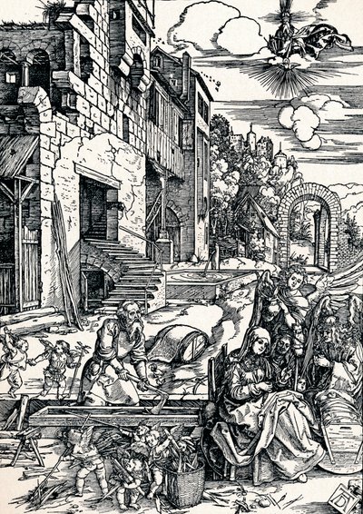 Loput Egyptin lennon aikana, 1506 1906 tekijältä Albrecht Dürer