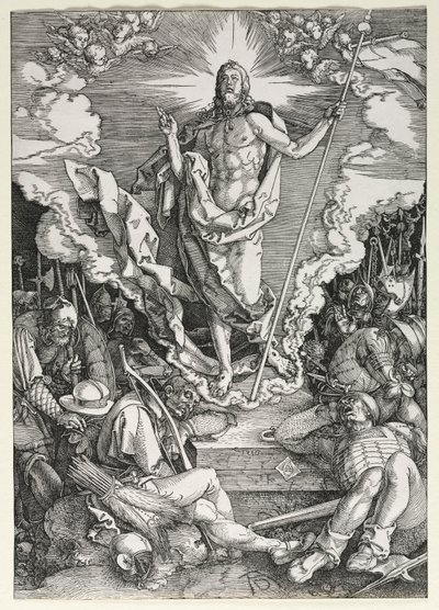 Ylösnousemus, 1510. tekijältä Albrecht Dürer