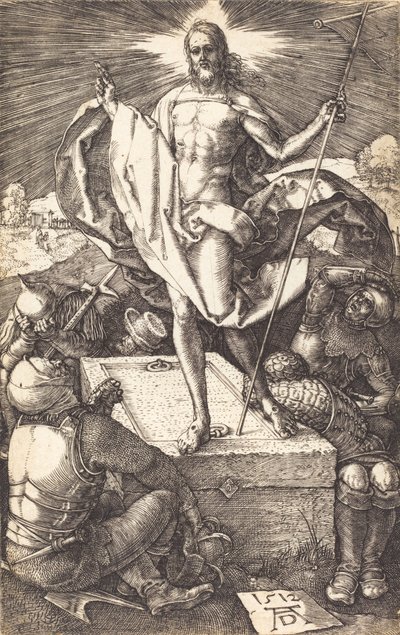 Ylösnousemus, 1512. tekijältä Albrecht Dürer