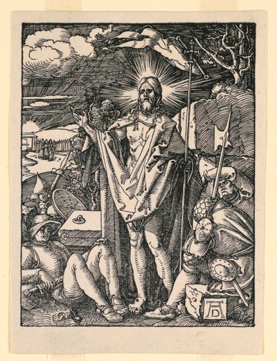 Ylösnousemus, The Little Passion -sarjasta tekijältä Albrecht Dürer