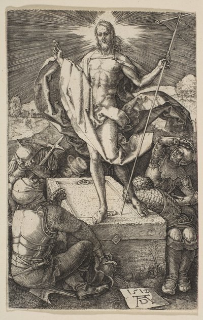 Ylösnousemus, Passiosta, 1512. tekijältä Albrecht Dürer