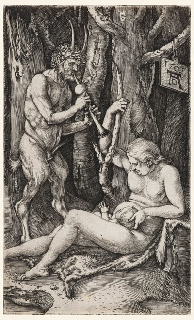 Satyr-perhe tekijältä Albrecht Dürer