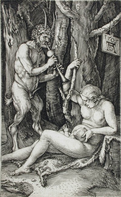 Satyr-perhe tekijältä Albrecht Dürer