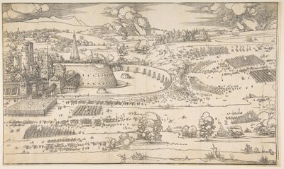 Linnoituksen piiritys.n.d. tekijältä Albrecht Dürer