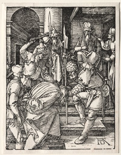 Pieni kärsimys: Kristus ennen Hannasta, 1509-1511. tekijältä Albrecht Dürer
