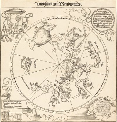 Eteläinen taivaanpuolisko tekijältä Albrecht Dürer