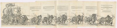 Maximilian I:n voittovaunut (suuri voittoauto) tekijältä Albrecht Dürer