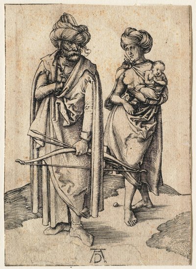 Turkkilainen perhe tekijältä Albrecht Dürer