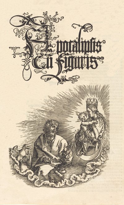 Neitsyt ilmestyy Pyhälle Johannekselle, 15101511. tekijältä Albrecht Dürer