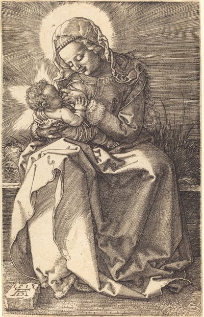 Neitsyt imettävä lasta tekijältä Albrecht Dürer