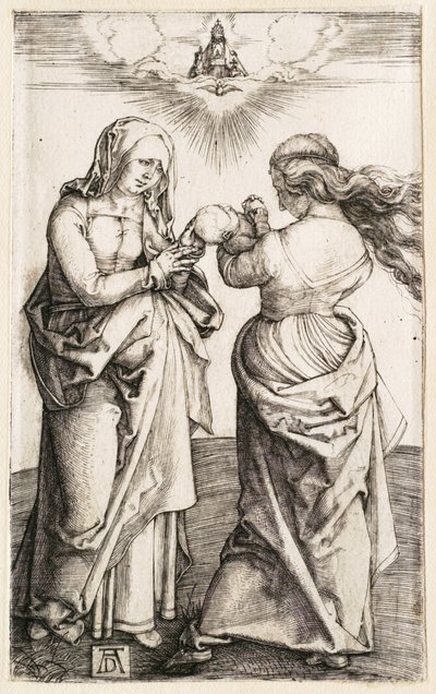 Neitsyt Maria, Kristus-lapsi ja pyhä Anna tekijältä Albrecht Dürer