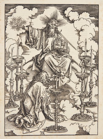 Seitsemän kynttilänjalan visio tekijältä Albrecht Dürer