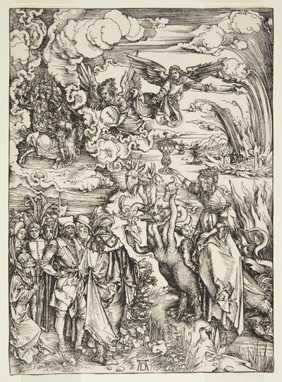 Babylonin huora, The Apocalypse tekijältä Albrecht Dürer