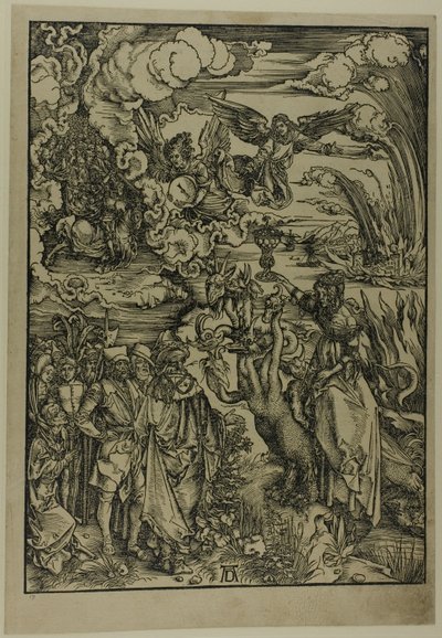 Babylonin huora, The Apocalypse tekijältä Albrecht Dürer