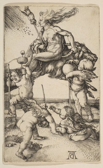 Noita, n. 1500. tekijältä Albrecht Dürer