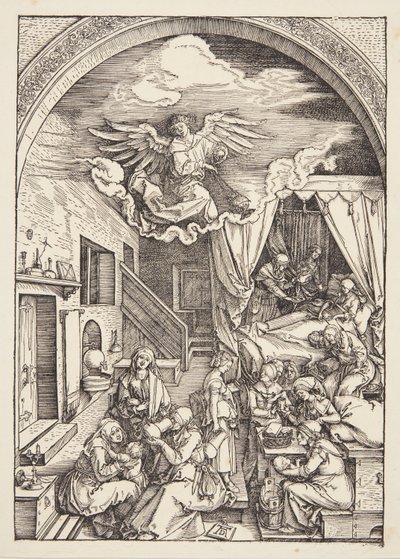 Neitsyen syntymä tekijältä Albrecht Dürer