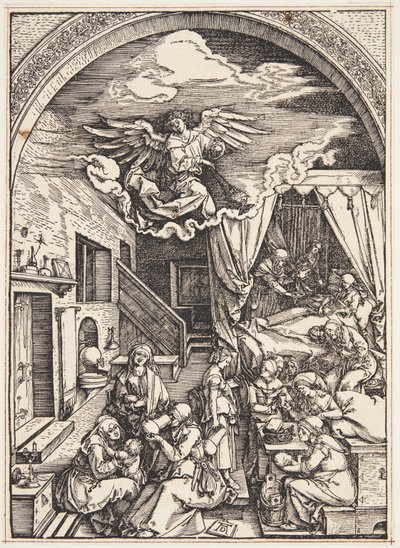 Neitsyen syntymä tekijältä Albrecht Dürer