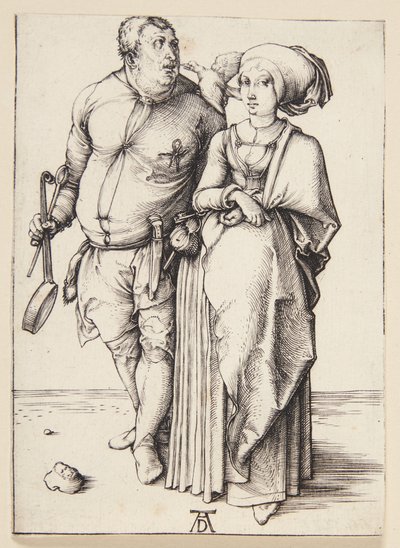 Kokki ja hänen vaimonsa tekijältä Albrecht Dürer