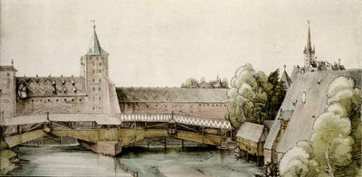 Nürnbergin Hallertorin kuivatelakka tekijältä Albrecht Dürer