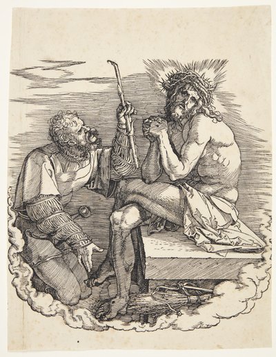 Surun mies, jota sotilas pilkkasi tekijältä Albrecht Dürer