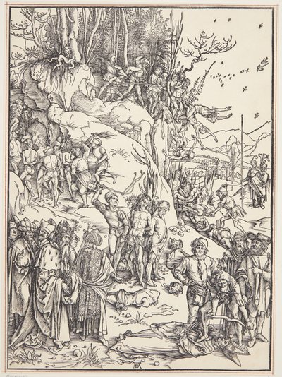Kymmenentuhannen marttyyrikuolema tekijältä Albrecht Dürer