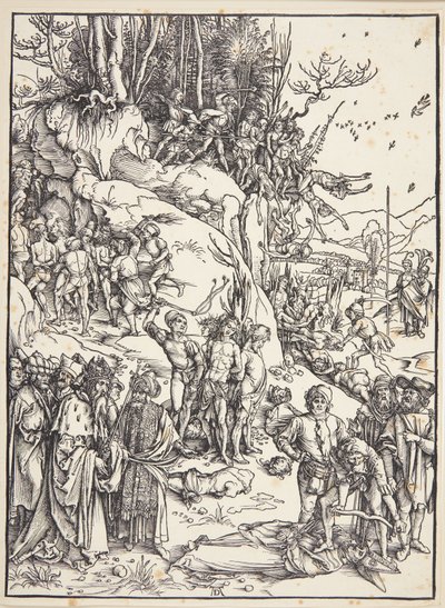 Kymmenentuhannen marttyyrikuolema tekijältä Albrecht Dürer
