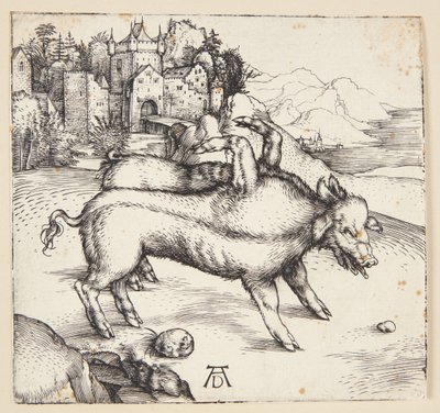 Landserin hirviömäinen emakko tekijältä Albrecht Dürer