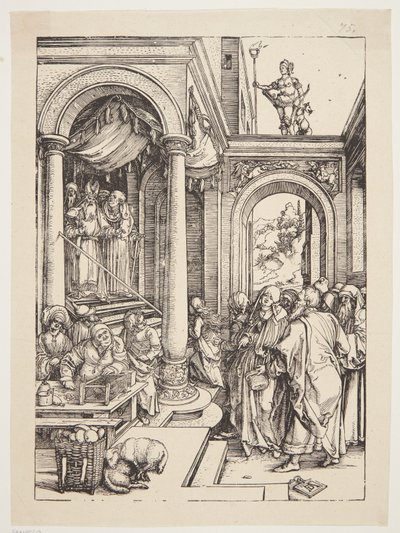 Neitsyt esittely temppelissä tekijältä Albrecht Dürer