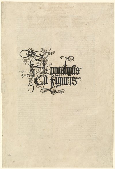 Nimilehti, 1498. tekijältä Albrecht Dürer