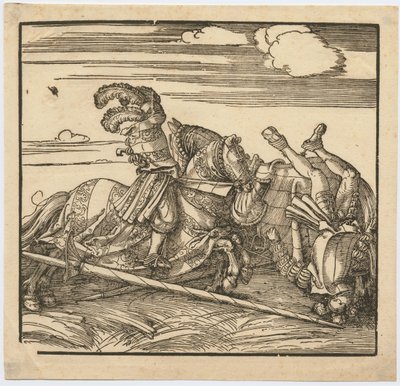 Turnaus, c. 1516 tekijältä Albrecht Dürer
