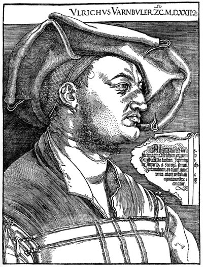 Ulrich Varnbüler, 1522, 1936 tekijältä Albrecht Dürer
