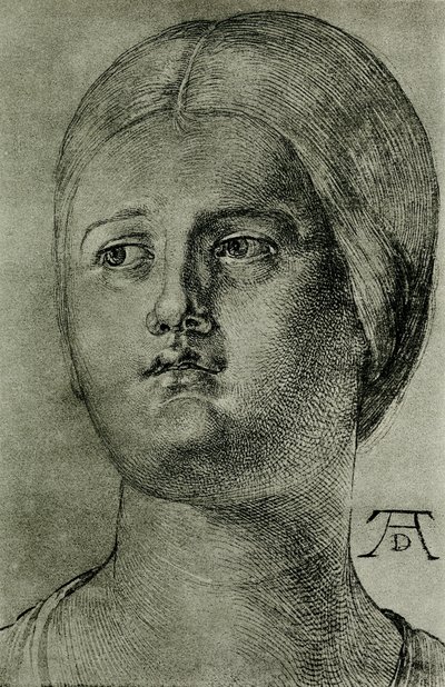 Venetsialaisen naisen pää tekijältä Albrecht Dürer