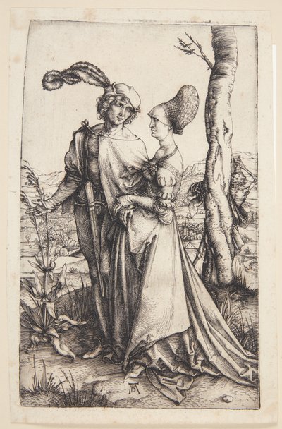 Nuorta paria uhkaa kuolema tekijältä Albrecht Dürer