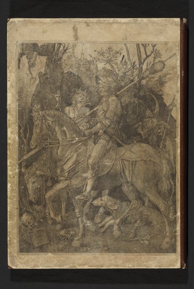 Takakansi Avant et après - Dürerin "Knight, Death and Devil" tekijältä Albrecht Dürer