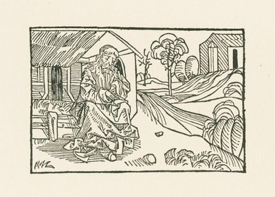 Veli Claus mökin edessä tekijältä Albrecht Dürer or Duerer
