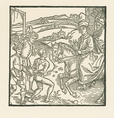 Catonet pelastaa pahantekijän hirsipuusta tekijältä Albrecht Dürer or Duerer