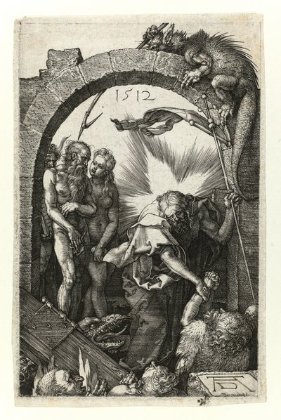 Kristus Limbossa (Aadamin ja Eevan kanssa) tekijältä Albrecht Dürer