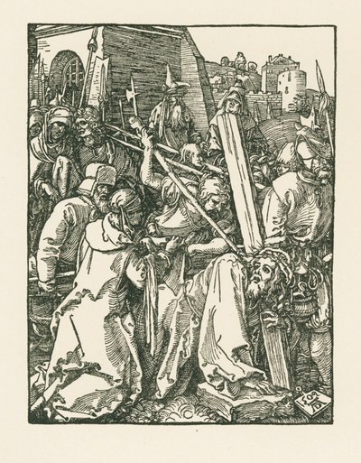 Kristus kantaa ristin tekijältä Albrecht Dürer or Duerer