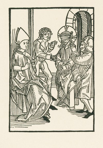 Kristus Kaifaan edessä tekijältä Albrecht Dürer or Duerer