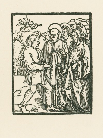 Kristus parantaa paholaisen riivaaman ihmisen tekijältä Albrecht Dürer or Duerer