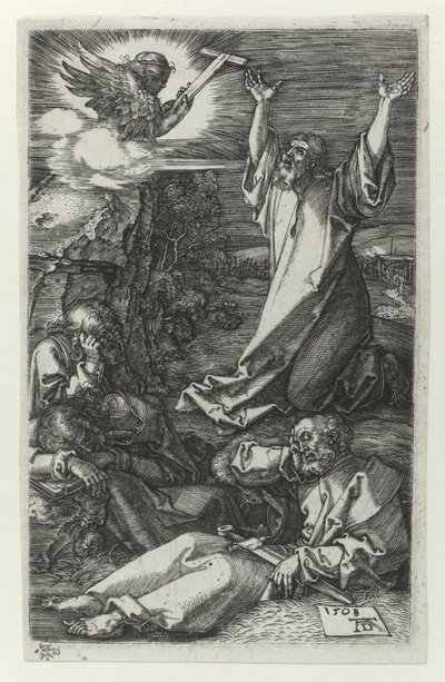 Kristus oliivipuiden puutarhassa tekijältä Albrecht Dürer