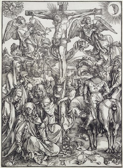 Kristus ristillä (suuri kärsimys) (kaiverrus) tekijältä Albrecht Dürer