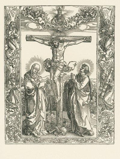 Kristus ristillä tekijältä Albrecht Dürer or Duerer