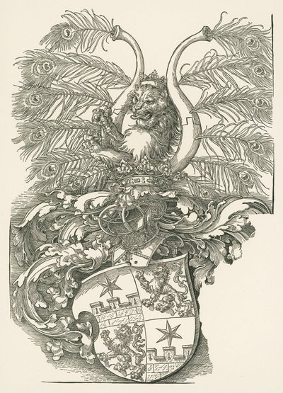 Roggendorfin vaakuna tekijältä Albrecht Dürer or Duerer