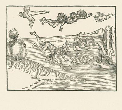 Daidalos ja Ikaros tekijältä Albrecht Dürer or Duerer
