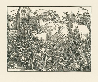 Holofernes taistelee juutalaisia vastaan tekijältä Albrecht Dürer or Duerer