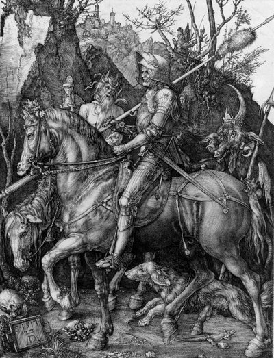 Ritari, kuolema ja paholainen tekijältä Albrecht Dürer