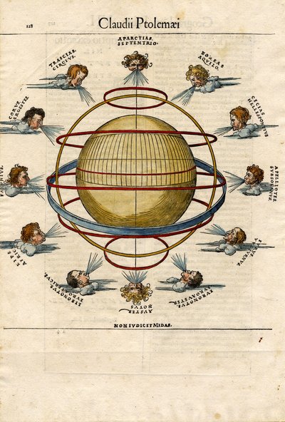 Kartta nimeltä "Armillary Sphere tekijältä Albrecht Dürer or Duerer