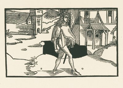 Phaedria, noin 1492-93 (puupiirros). tekijältä Albrecht Dürer or Duerer